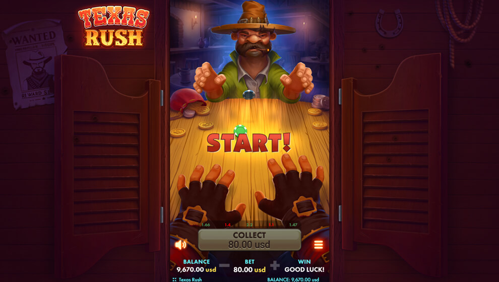 Texas Rush game - play in online casino